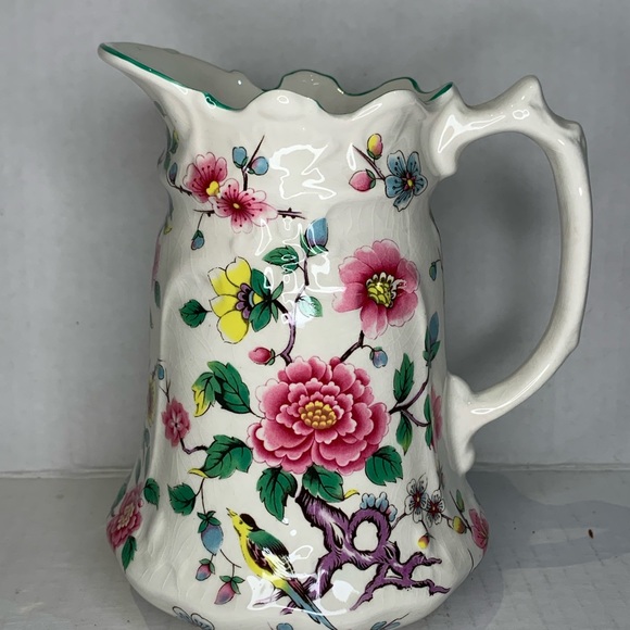 Old Foley - James Kent - Chinese Rose - milk jug - porcelain - England - Picture 3 of 9